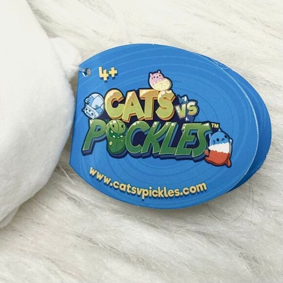 Cats vs Pickles Alva Cat Bean Stuffed Plushie Collectible New with Tags - Picture 3 of 3